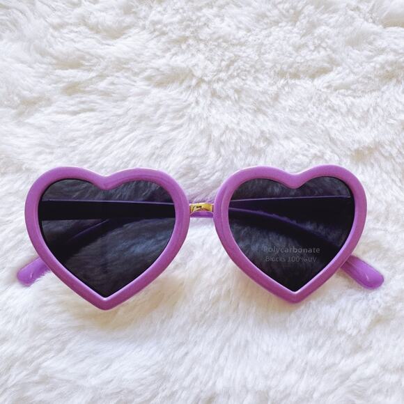 Stylens Other - Pixie Purple Girl Heart-shape Sunglasses